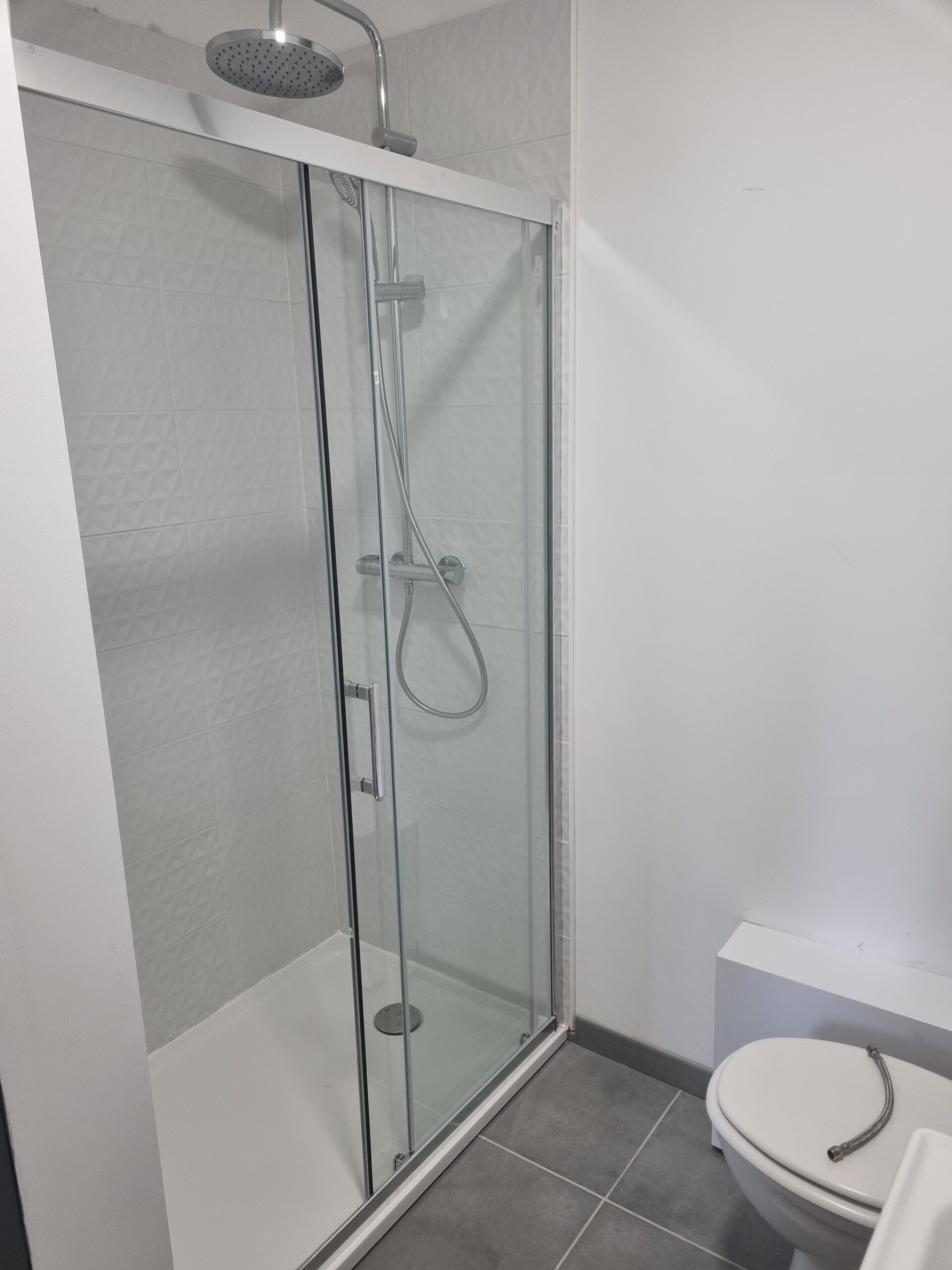 Réalisation d'une douche